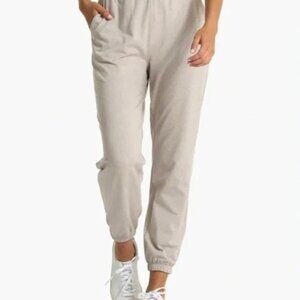 Vuori Boyfriend Jogger, tan, size xs